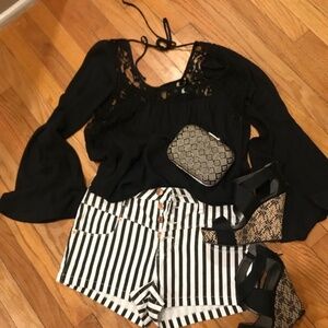 Kendall & Kylie Striped Shorts